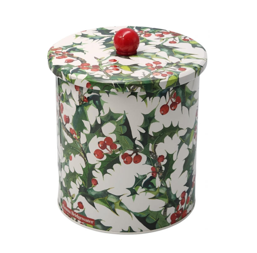 Emma Bridgewater 'Holly' Biscuit Barrel Tin