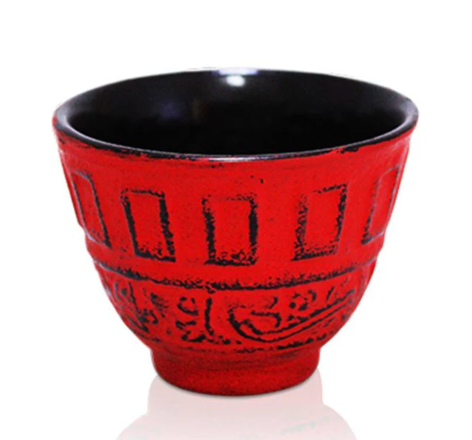 Reflection Red Cast Iron Cup