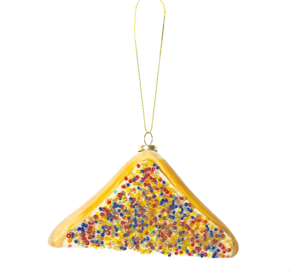 Fairy Bread Half 3D Bauble