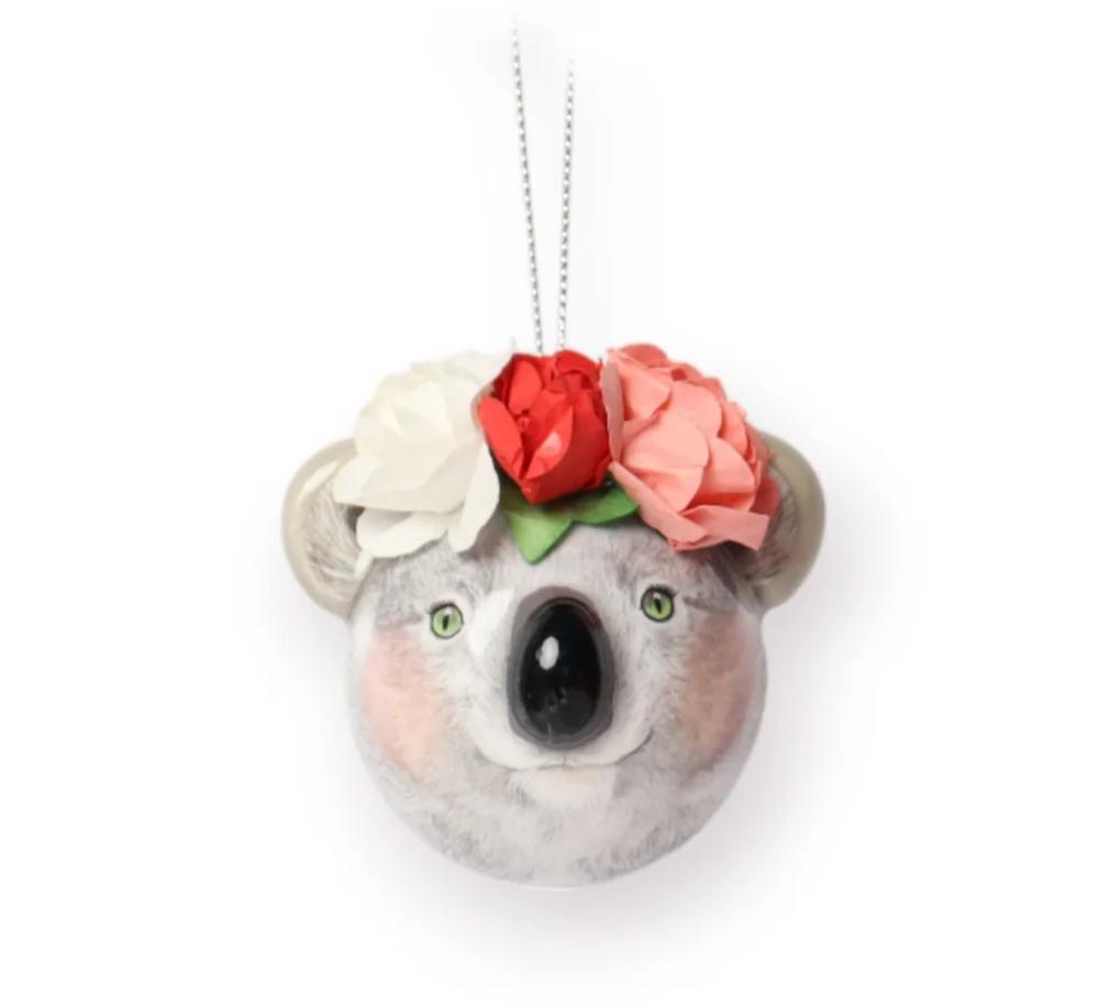 Santa's Helper Flower Crown 3D Bauble