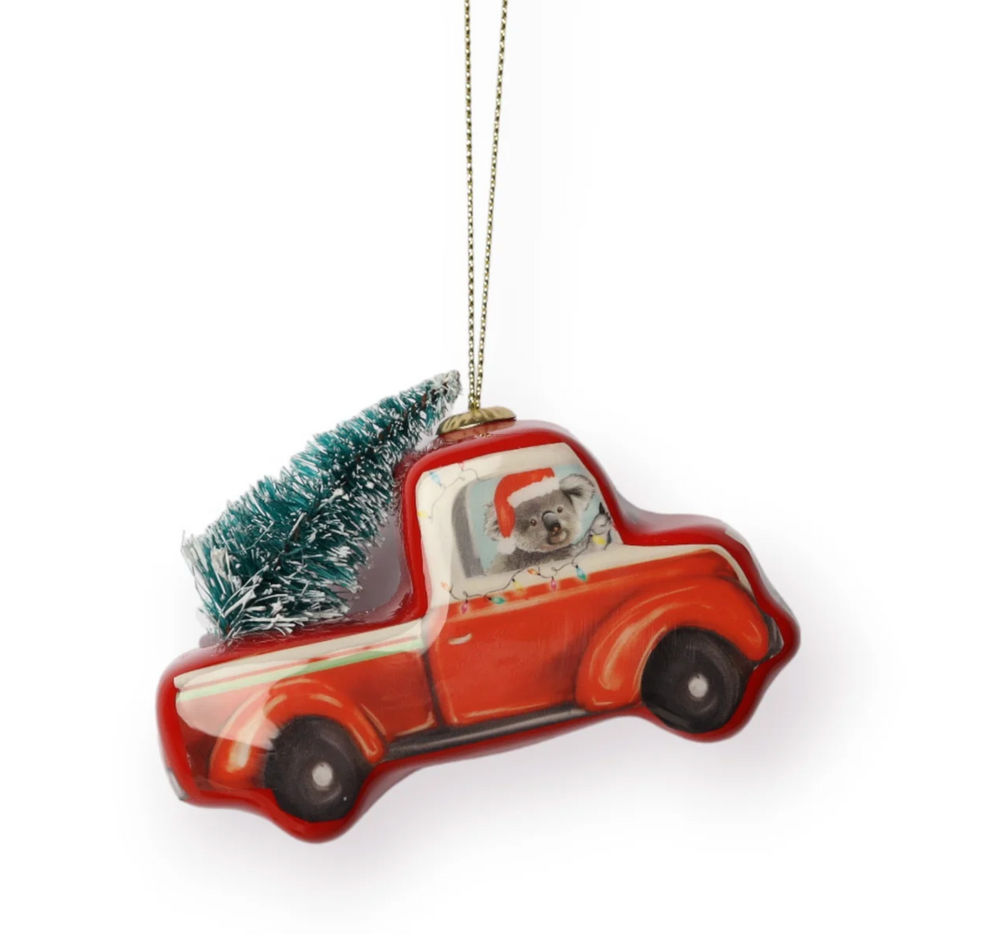 Red Truck 3D Bauble