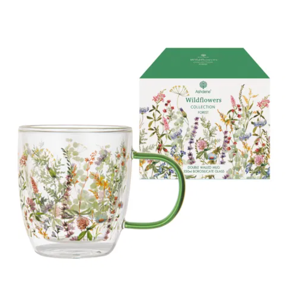 Ashdene Wildflowers 'Forest' Double-Walled Mug