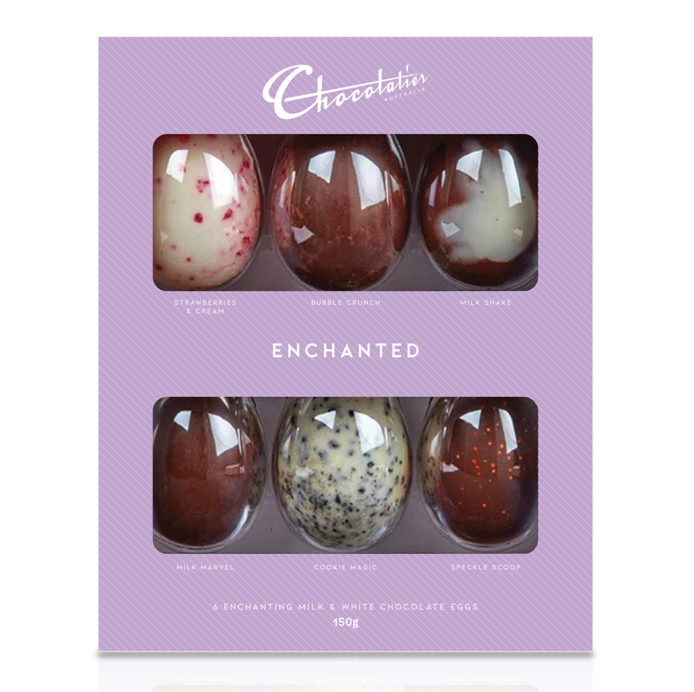 Chocolatier Enchanted Chocolate Egg Selection (6 pack) 150g