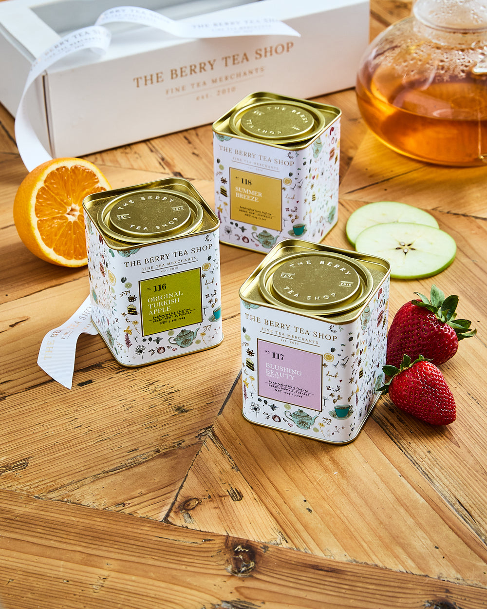 The Berry Tea Shop Tea Gift Trio - Fruit Infusions