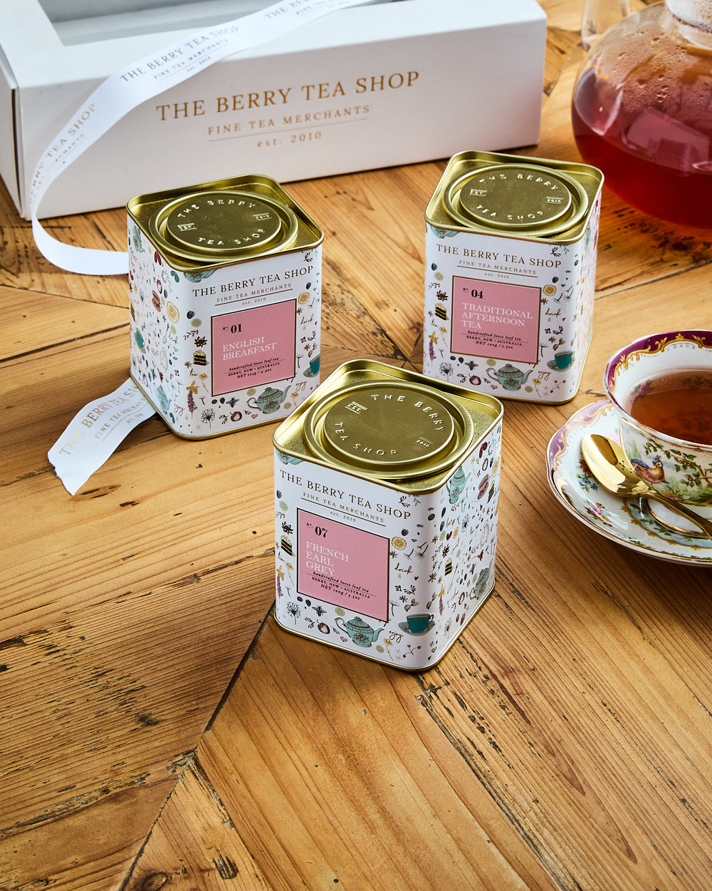 The Berry Tea Shop Tea Gift Trio - Black Tea