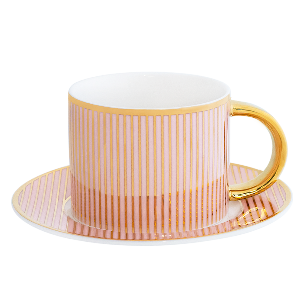 Cristina Re Pinstripe Teacup & Saucer